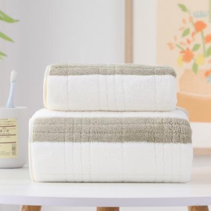 91家纺网 家纺一手货源 找家纺 （总）双梦毛巾 2022新款英伦风双拼格子套巾