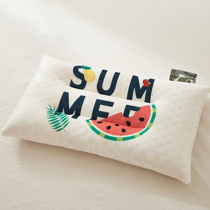 91家纺网 家纺一手货源 找家纺 2025卡通乳胶枕芯儿童成人碎乳胶颗粒枕头礼品会销直播爆款源头厂家