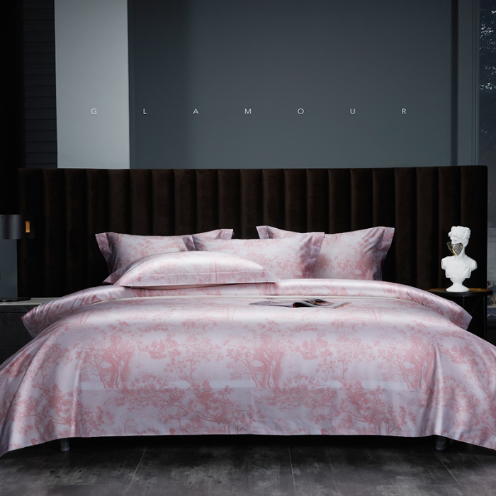 91家纺网 家纺一手货源 找家纺 （总）缔缦 2022新款高端100s长绒棉数码印花系列四件套