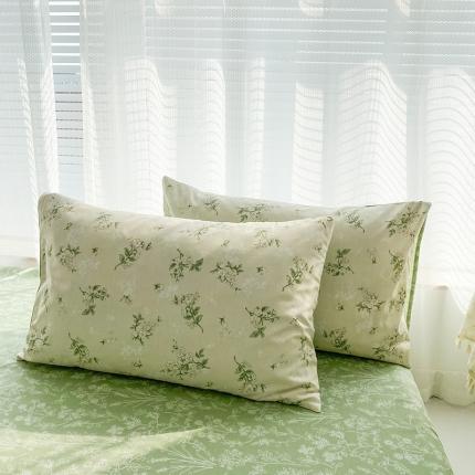 91家纺网 家纺一手货源 找家纺 优彩 2022新款全棉13372法式田园风情浪漫碎花单枕套 茶艺师