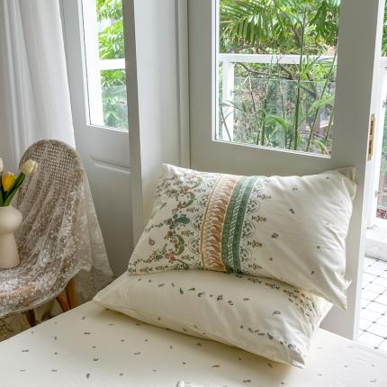 91家纺网 家纺一手货源 找家纺 优彩 2022新款全棉13372法式田园风情浪漫碎花单枕套 黛安娜