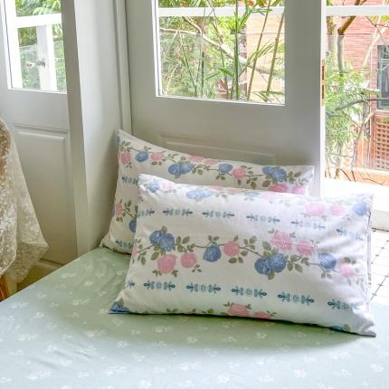 91家纺网 家纺一手货源 找家纺 优彩 2022新款全棉13372法式田园风情浪漫碎花单枕套 南法庄园