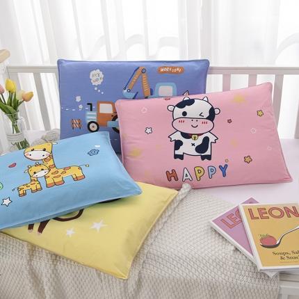 儿童枕套纯棉全棉乳胶枕头套40x60可爱幼儿园