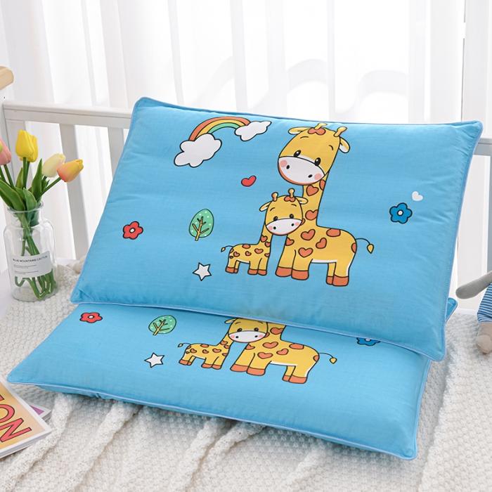 91家纺网 家纺一手货源 找家纺 儿童枕套纯棉全棉乳胶枕头套40x60可爱幼儿园