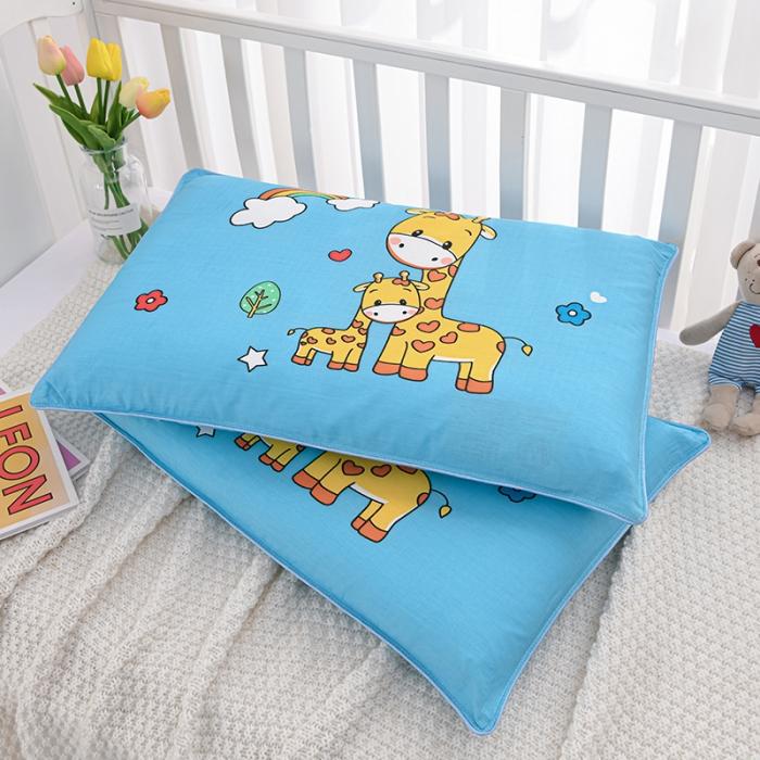 91家纺网 家纺一手货源 找家纺 儿童枕套纯棉全棉乳胶枕头套40x60可爱幼儿园