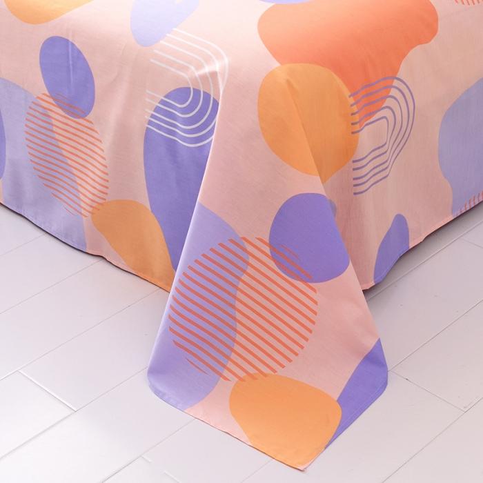 91家纺网 家纺一手货源 找家纺 启优家纺 12868 全棉单床单件纯棉床单