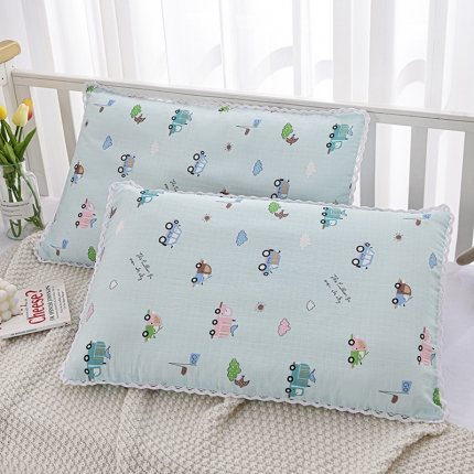 91家纺网 家纺一手货源 找家纺 【儿童枕套】全棉A类双层纱系列 幼儿园枕套纯棉