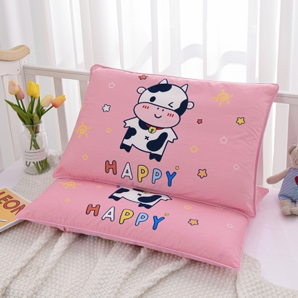 91家纺网 家纺一手货源 找家纺 儿童枕套纯棉全棉乳胶枕头套40x60可爱幼儿园