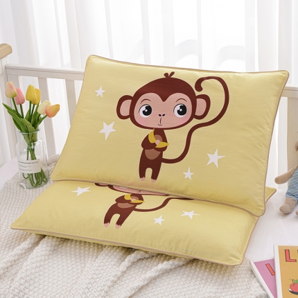 91家纺网 家纺一手货源 找家纺 儿童枕套纯棉全棉乳胶枕头套40x60可爱幼儿园