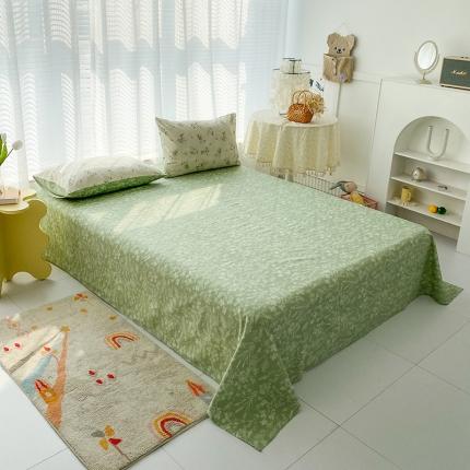 91家纺网 家纺一手货源 找家纺 总优彩 2022新款全棉13372法式田园风情浪漫碎花单床单