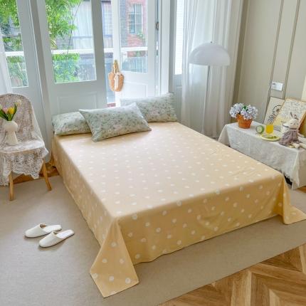 91家纺网 家纺一手货源 找家纺 总优彩 2022新款全棉13372法式田园风情浪漫碎花单床单