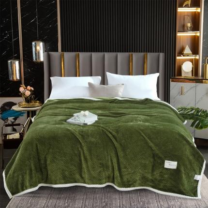 91家纺网 家纺一手货源 找家纺 （总）好艺佳2025爆款300克加厚秋冬华夫格毛毯绒毯床单盖毯