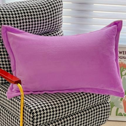 91家纺网 家纺一手货源 找家纺 （总）雅萱 2021新款牛奶绒单品枕套