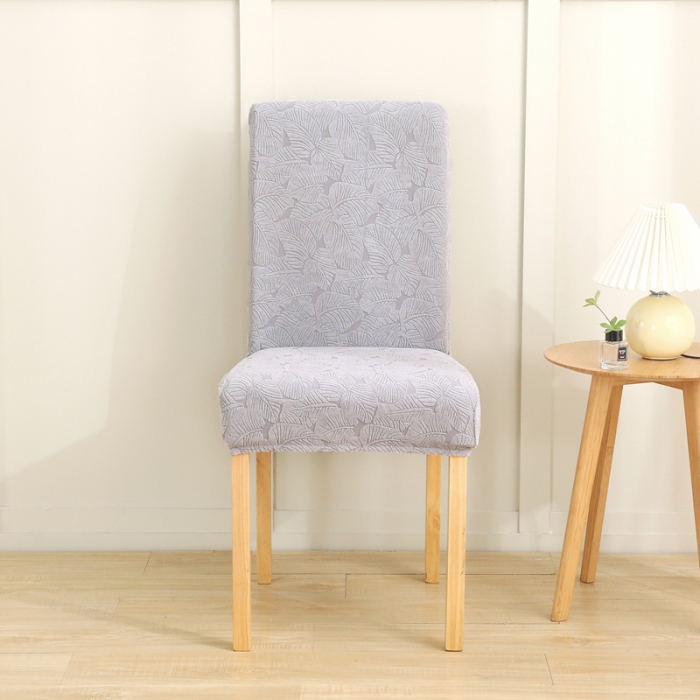 91家纺网 家纺一手货源 找家纺 千彤沙发垫 2022新款小树叶提花椅子套 银灰