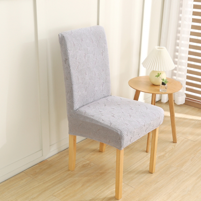 91家纺网 家纺一手货源 找家纺 千彤沙发垫 2022新款小树叶提花椅子套 银灰