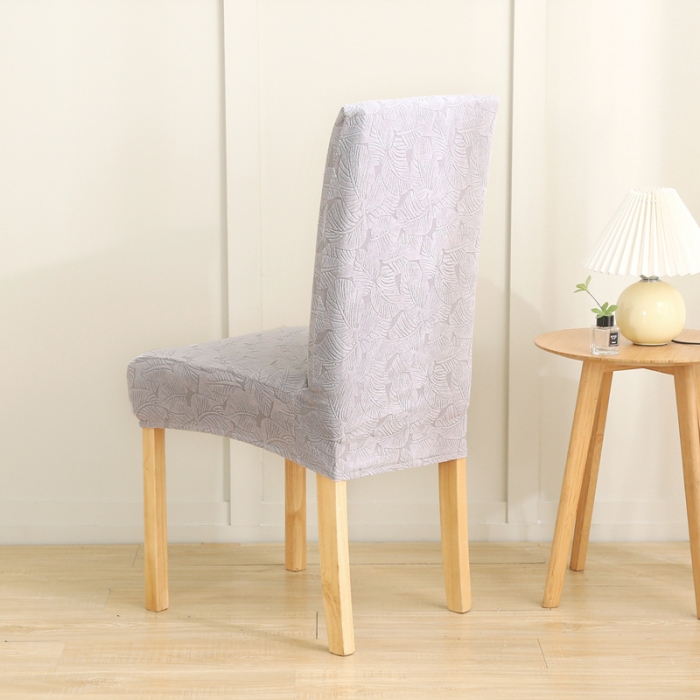 91家纺网 家纺一手货源 找家纺 千彤沙发垫 2022新款小树叶提花椅子套 银灰