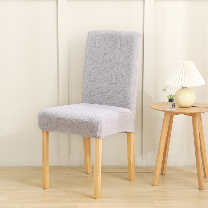 91家纺网 家纺一手货源 找家纺 千彤沙发垫 2022新款小树叶提花椅子套 银灰