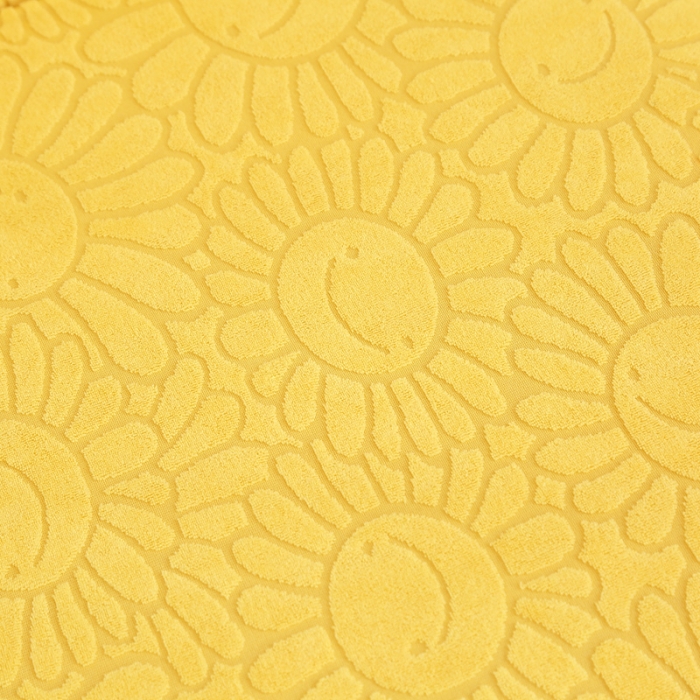 91家纺网 家纺一手货源 找家纺 千彤沙发垫 2022新款太阳花提花椅子套 亮黄