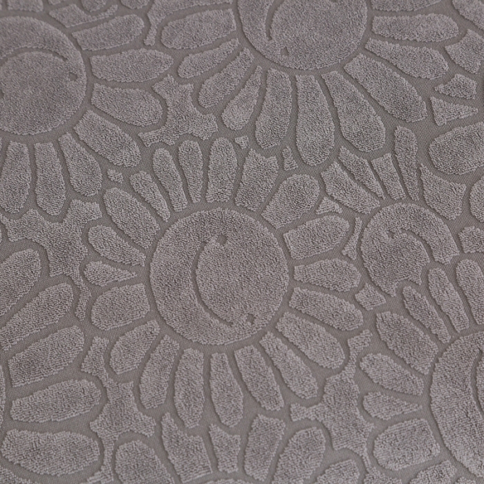 91家纺网 家纺一手货源 找家纺 千彤沙发垫 2022新款太阳花提花椅子套 浅灰