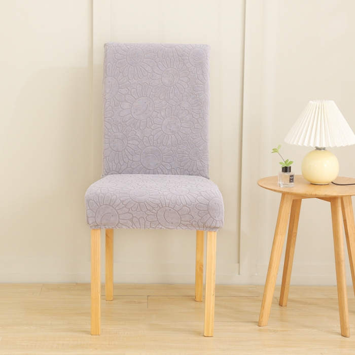 91家纺网 家纺一手货源 找家纺 千彤沙发垫 2022新款太阳花提花椅子套 银灰