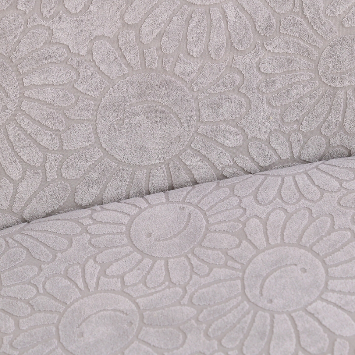 91家纺网 家纺一手货源 找家纺 千彤沙发垫 2022新款太阳花提花椅子套 银灰