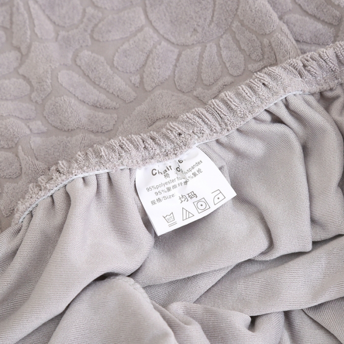 91家纺网 家纺一手货源 找家纺 千彤沙发垫 2022新款太阳花提花椅子套 银灰