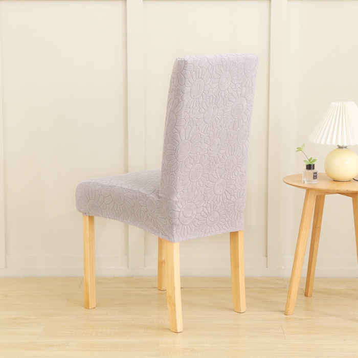 91家纺网 家纺一手货源 找家纺 千彤沙发垫 2022新款太阳花提花椅子套 银灰