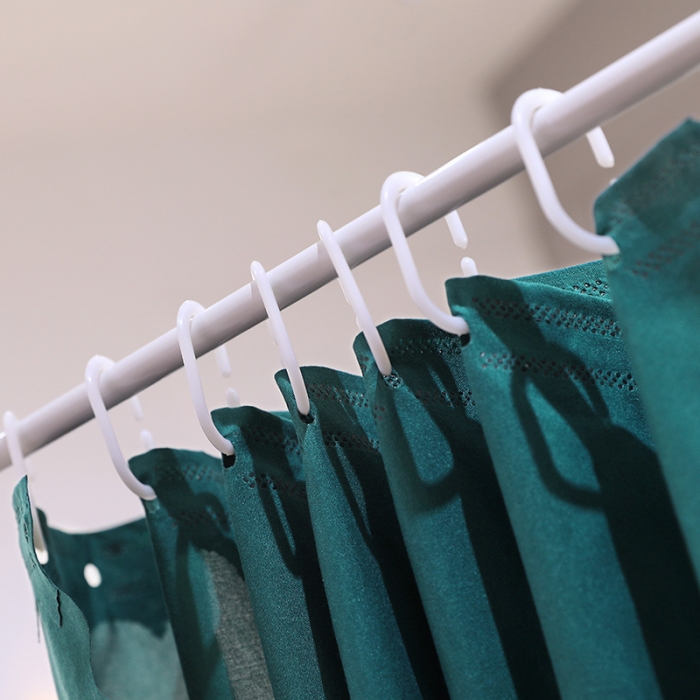 91家纺网 家纺一手货源 找家纺 艾晶美 2022新款双拼坐床布帘蚊帐（配加厚烤漆支架）森林绿