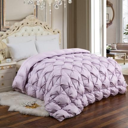 91家纺网 家纺一手货源 找家纺 （总）锦瑞羽绒 2024新款柔赛丝纽花羽绒被