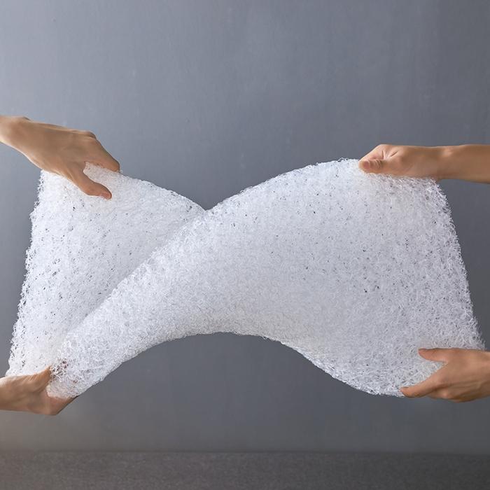 91家纺网 家纺一手货源 找家纺 4DPOE空气纤维枕透气枕四季枕可水洗学生宿舍枕芯