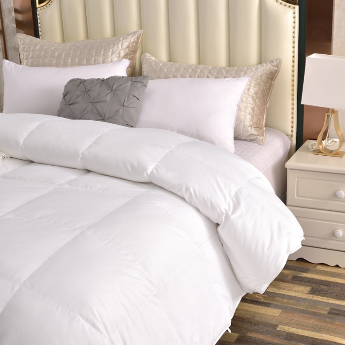 91家纺网 家纺一手货源 找家纺 （总）锦瑞羽绒 2024新款柔赛丝单边羽绒被