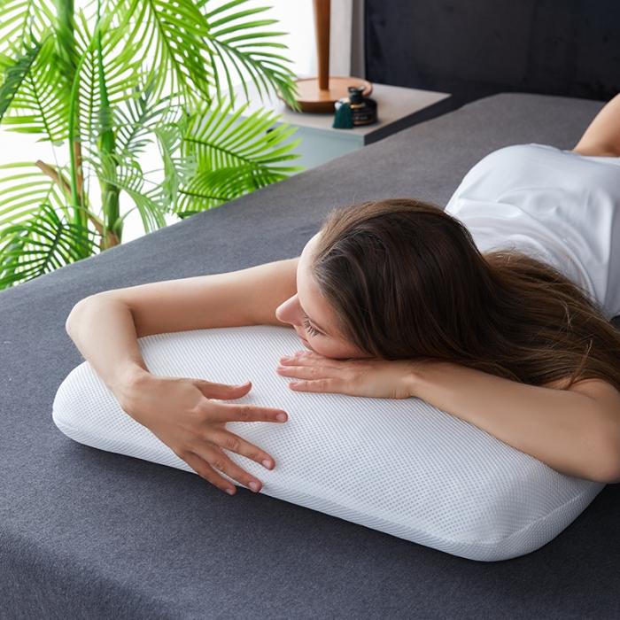 91家纺网 家纺一手货源 找家纺  4d空气纤维枕【面包枕】