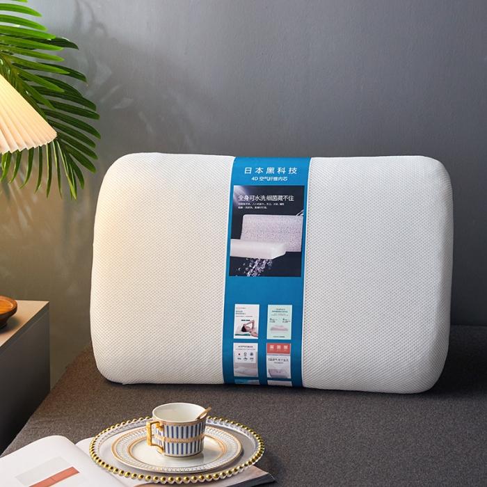 91家纺网 家纺一手货源 找家纺  4d空气纤维枕【面包枕】