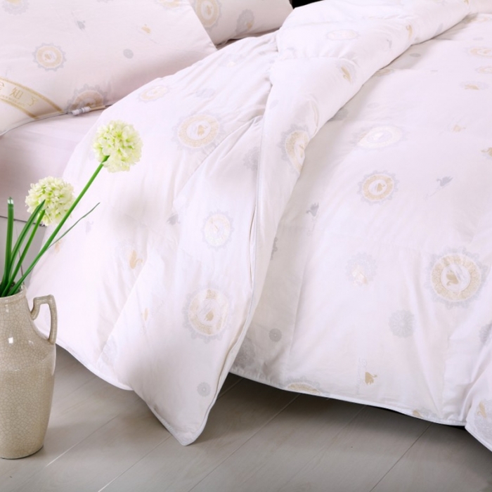 91家纺网 家纺一手货源 找家纺 （总）锦瑞羽绒 2024新款鹅的世界全棉印花羽绒被