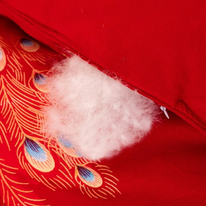 91家纺网 家纺一手货源 找家纺 （总）锦瑞羽绒 2024新款全棉婚庆印花羽绒被