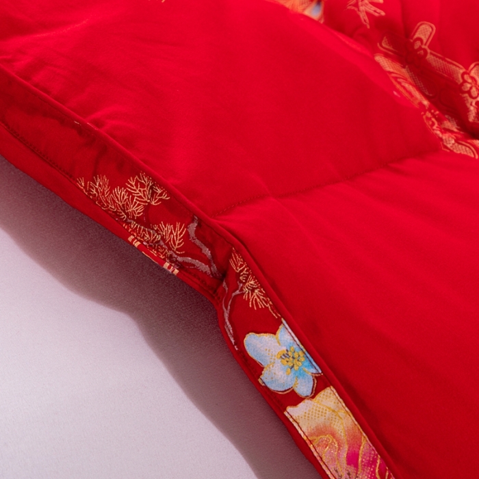 91家纺网 家纺一手货源 找家纺 （总）锦瑞羽绒 2024新款全棉婚庆印花羽绒被