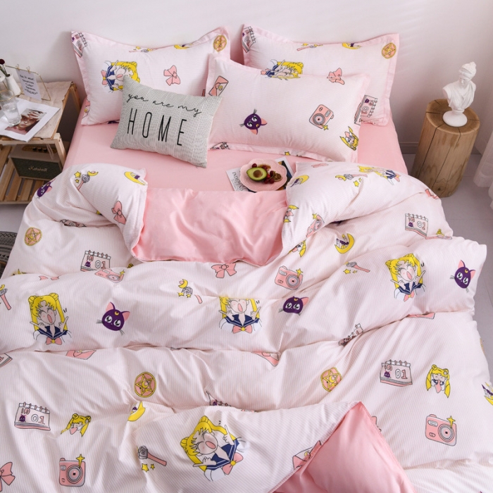 91家纺网 家纺一手货源 找家纺 芦荟棉四件套 实力仓储 ，更新不断.....花伞 元气少女