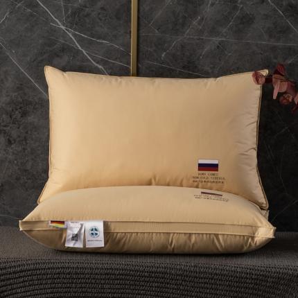 91家纺网 家纺一手货源 找家纺 （总）岚司羽 2022新款臻尊羽绒枕芯全棉绒丝枕芯