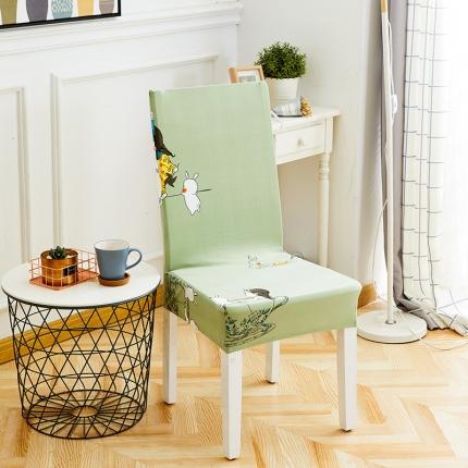 91家纺网 家纺一手货源 找家纺 逐日沙发套 2023新款牛奶丝印花椅套 小女孩