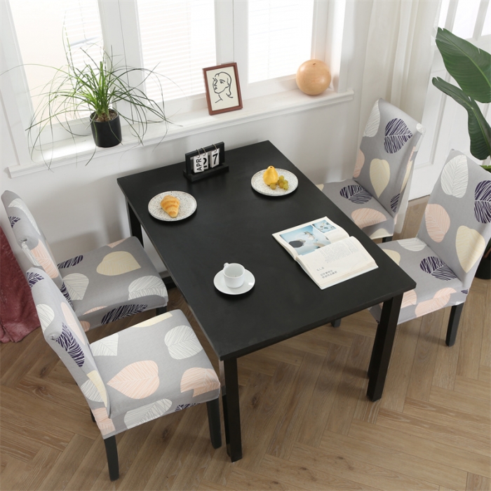 91家纺网 家纺一手货源 找家纺 逐日沙发套 2023新款牛奶丝印花椅套 桃心叶子