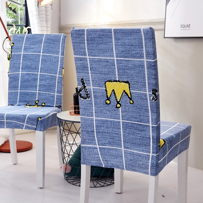 91家纺网 家纺一手货源 找家纺 逐日沙发套 2023新款牛奶丝印花椅套 王冠