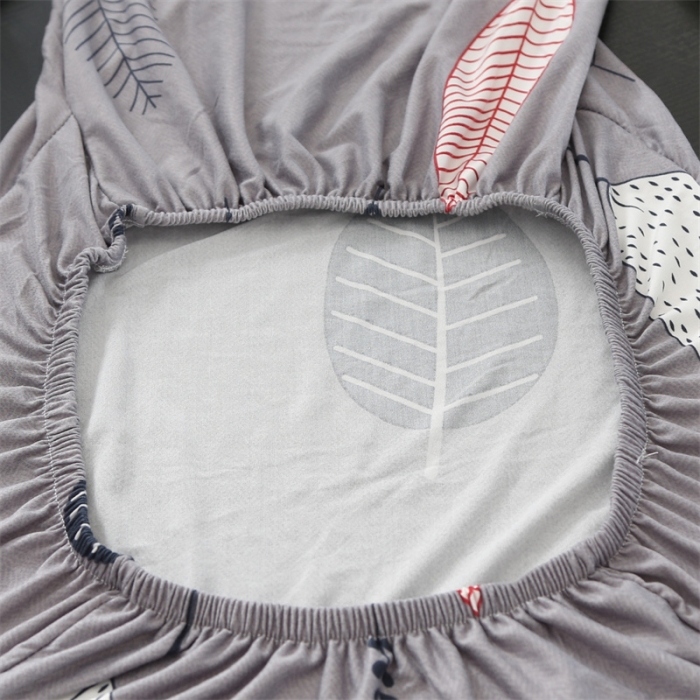 91家纺网 家纺一手货源 找家纺 逐日沙发套 2023新款牛奶丝印花椅套 小树叶