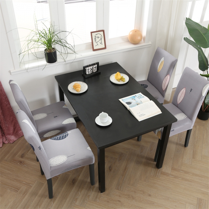 91家纺网 家纺一手货源 找家纺 逐日沙发套 2023新款牛奶丝印花椅套 小树叶