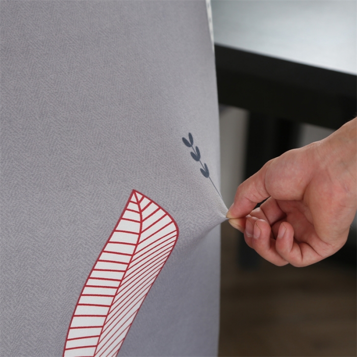 91家纺网 家纺一手货源 找家纺 逐日沙发套 2023新款牛奶丝印花椅套 小树叶