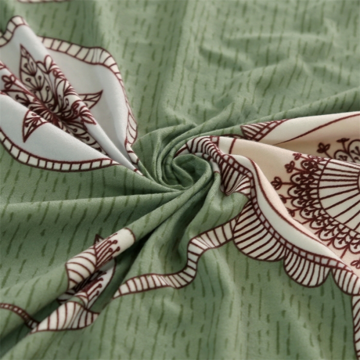 91家纺网 家纺一手货源 找家纺 逐日沙发套 2023新款牛奶丝印花沙发套 绿茵