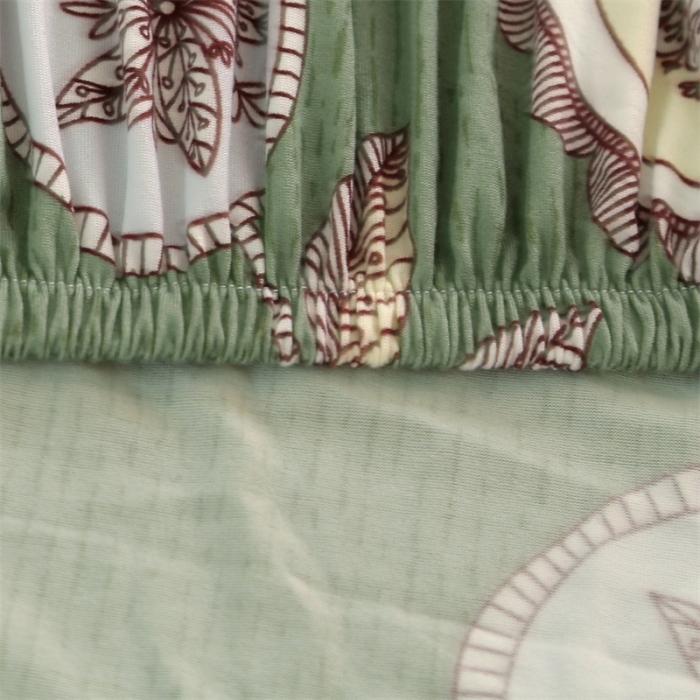 91家纺网 家纺一手货源 找家纺 逐日沙发套 2023新款牛奶丝印花沙发套 绿茵