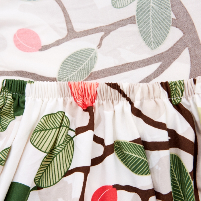 91家纺网 家纺一手货源 找家纺 逐日沙发套 2023新款牛奶丝印花沙发套 蔓延