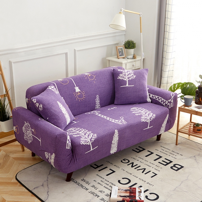 91家纺网 家纺一手货源 找家纺 逐日沙发套 2023新款牛奶丝印花沙发套 奇思妙想