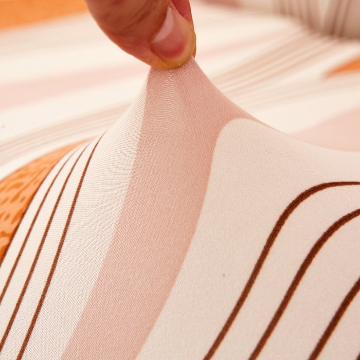 91家纺网 家纺一手货源 找家纺 逐日沙发套 2023新款牛奶丝印花沙发套 书香