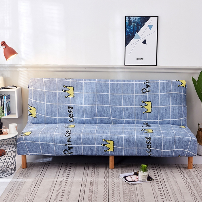 91家纺网 家纺一手货源 找家纺 逐日沙发套 2023新款牛奶丝印花沙发套 王冠